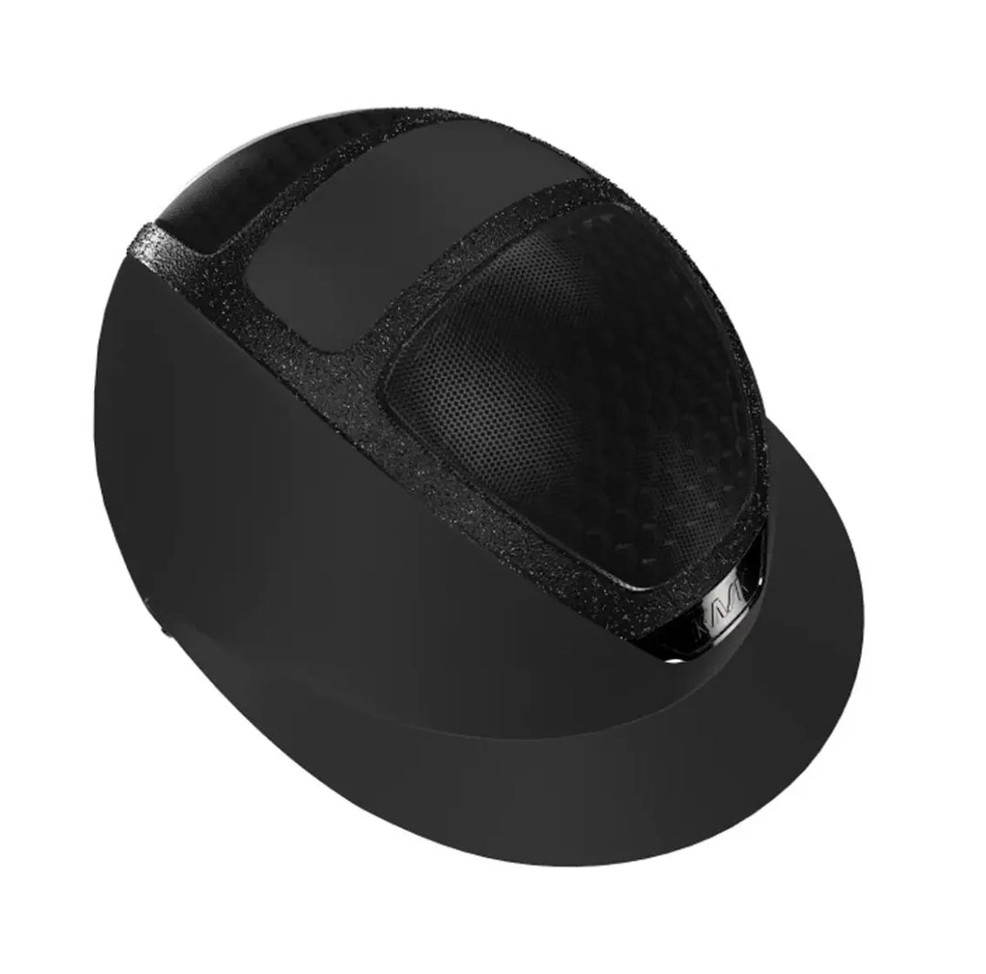 Kask Star Lady Ready Custom:  Black Matte with Black Swarovski Crystal Carpet Frame Kask