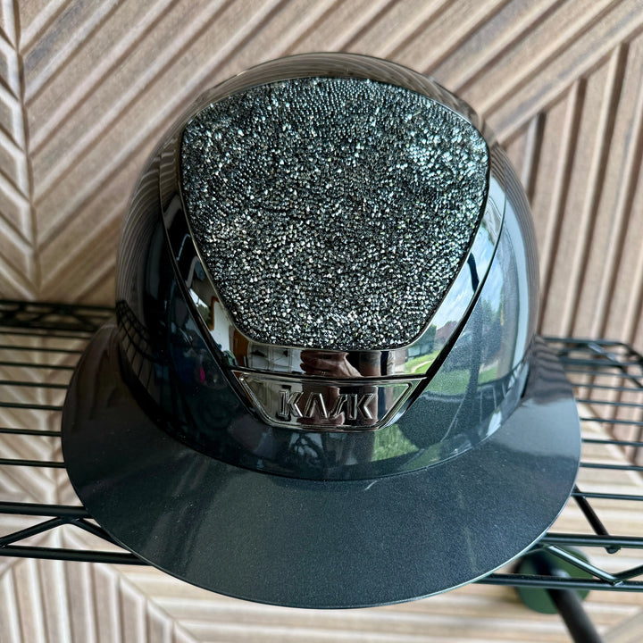 Kask Star Lady Ready Custom:  Pure Shine Anthracite with Midnight Anthracite Crystals