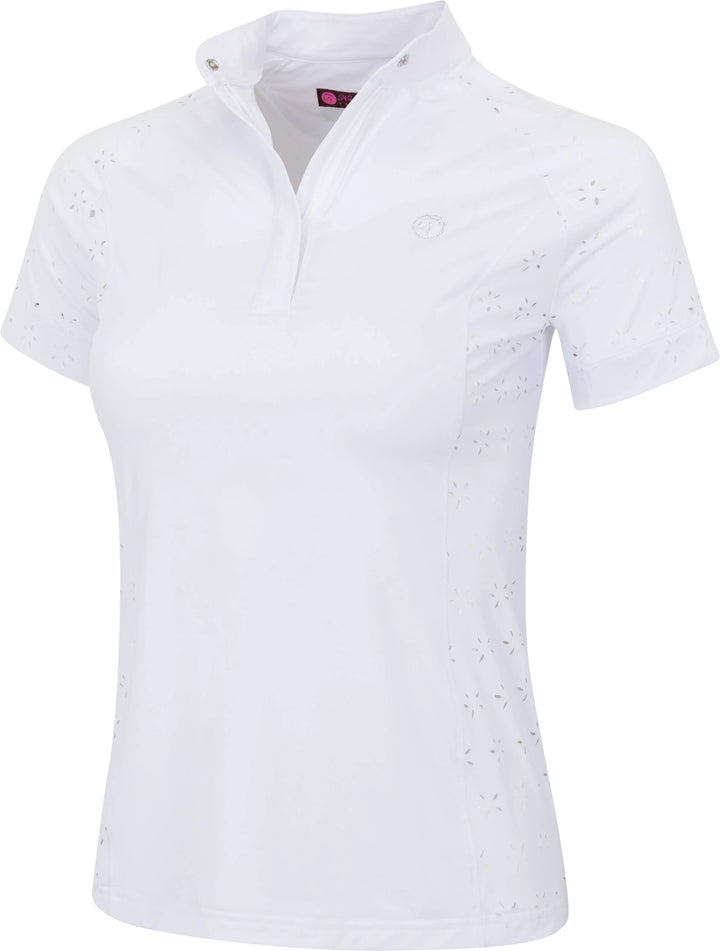 Kathryn Lily Kids SunPetal Show Shirt Sleeve Show Shirt - White Kathryn Lily Equestrian