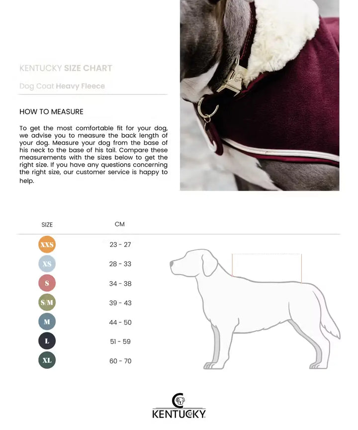 Kentucky Dogwear Fleece Collar Coat Kentucky Horsewear