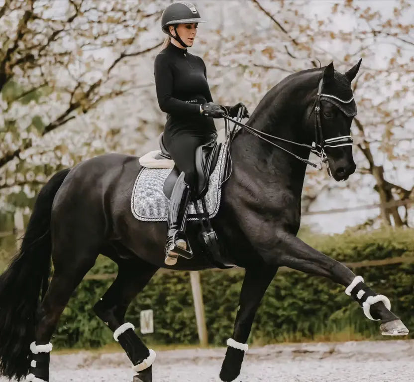 Kentucky Horsewear Dressage Pad - Pied de Poule Kentucky Horsewear