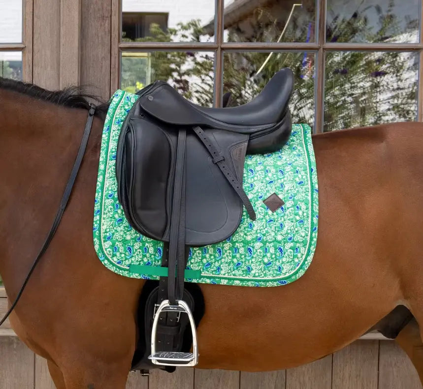 KYVelvetPrinting Dressag#color_green-navy