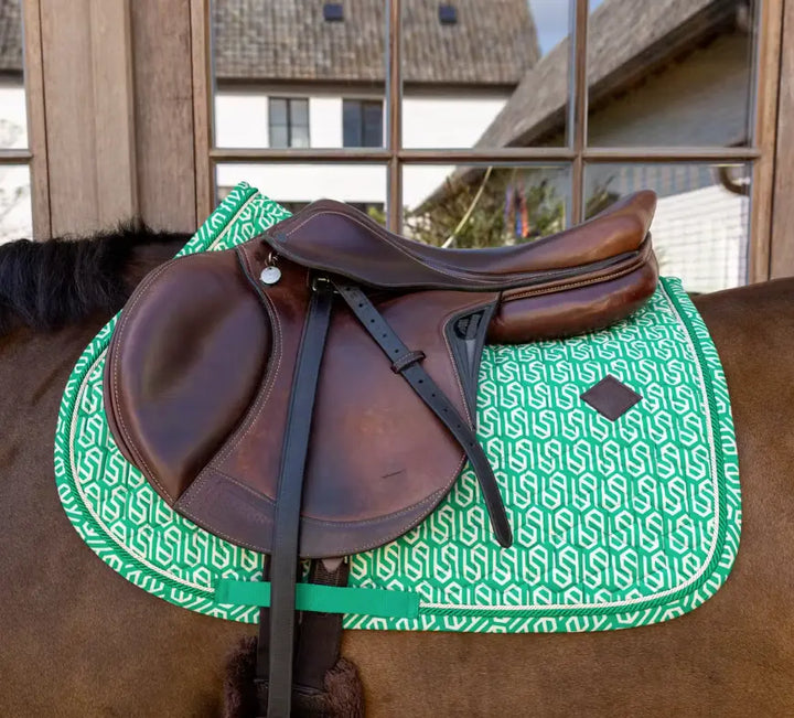 Kentucky Horsewear Dressage Pad - Velvet Printing Jump Kentucky Horsewear