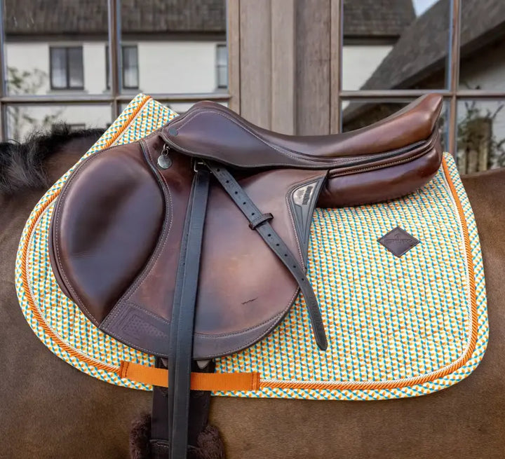 Kentucky Horsewear Dressage Pad - Velvet Printing Jump Kentucky Horsewear