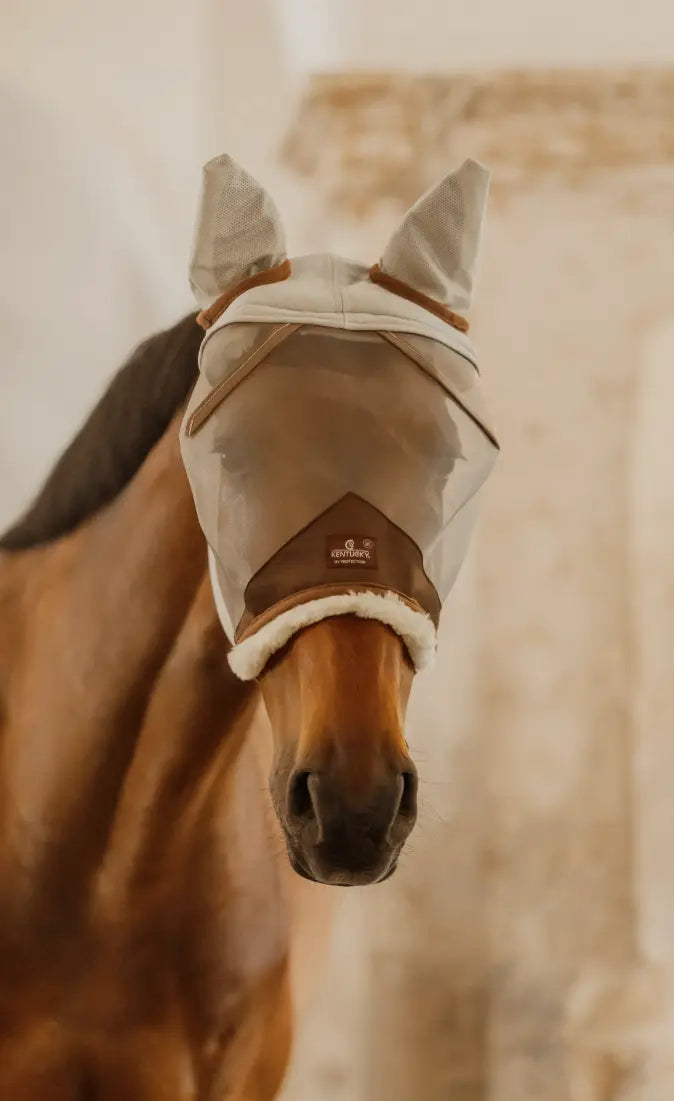 Kentucky Skin Friendly UV Fly Mask with Ears Kentucky Horsewear
