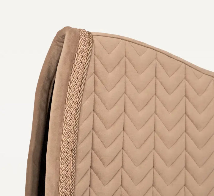 Kentucky Velvet Fishbone Plaited Glitter Rope Dressage Pad