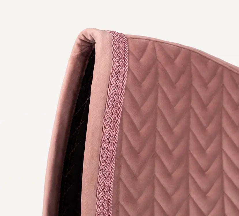 Kentucky Velvet Fishbone Plaited Glitter Rope Dressage Pad