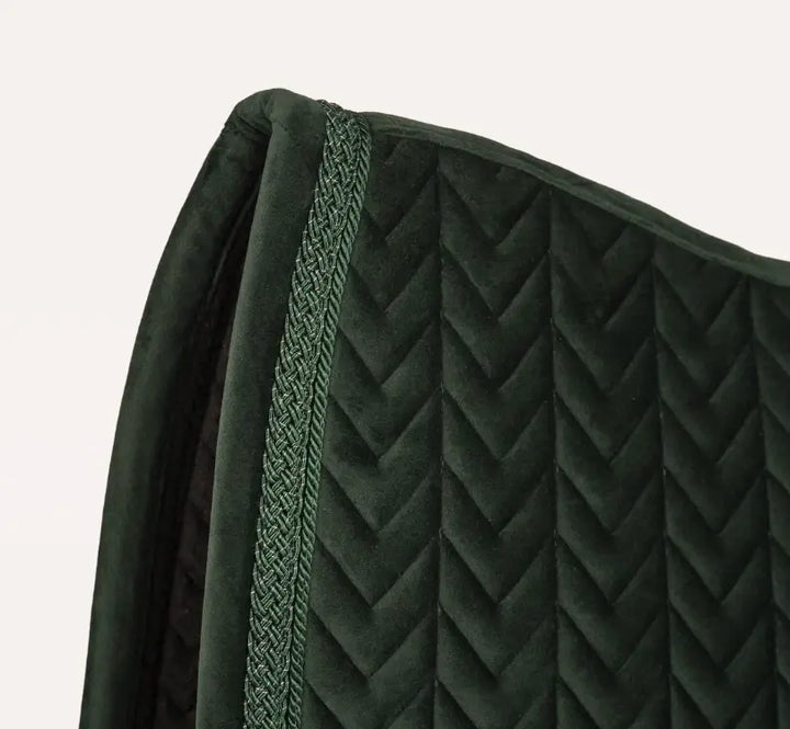 Kentucky Velvet Fishbone Plaited Glitter Rope Dressage Pad