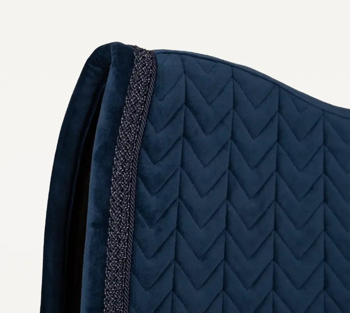 Kentucky Velvet Fishbone Plaited Glitter Rope Dressage Pad