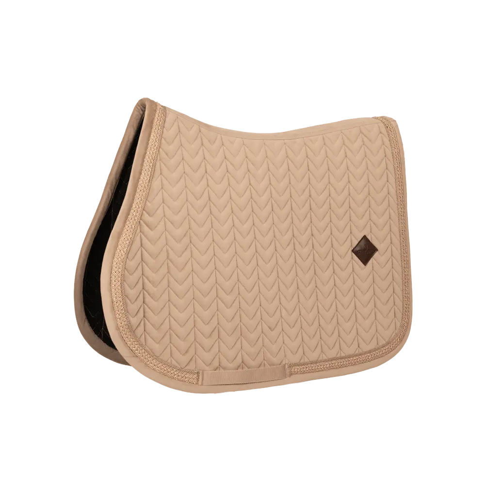 Kentucky Velvet Fishbone Plaited Glitter Rope Jump Pad - Beige