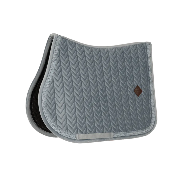 Kentucky Velvet Fishbone Plaited Glitter Rope Jump Pad - Light Blue