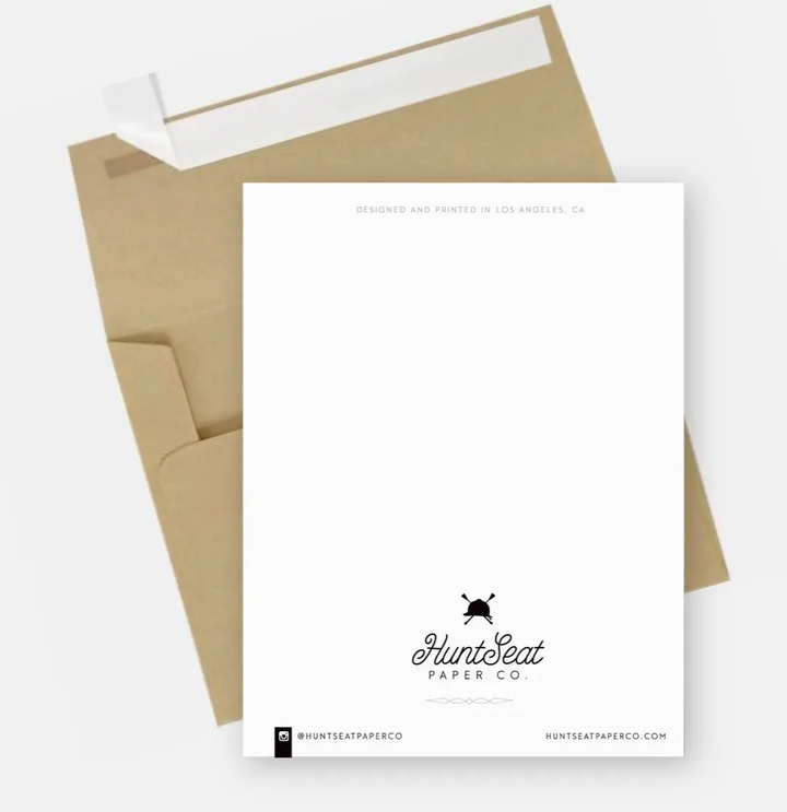 Let It Snow Jump Standards (Set of 8) Christmas Cards Hunt Seat Paper Co.