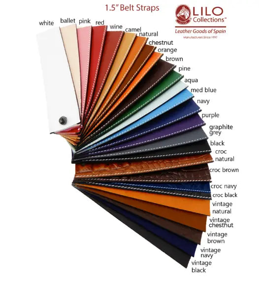 Lilo Custom Spanish Leather - Build Your Belt Lilo Collections
