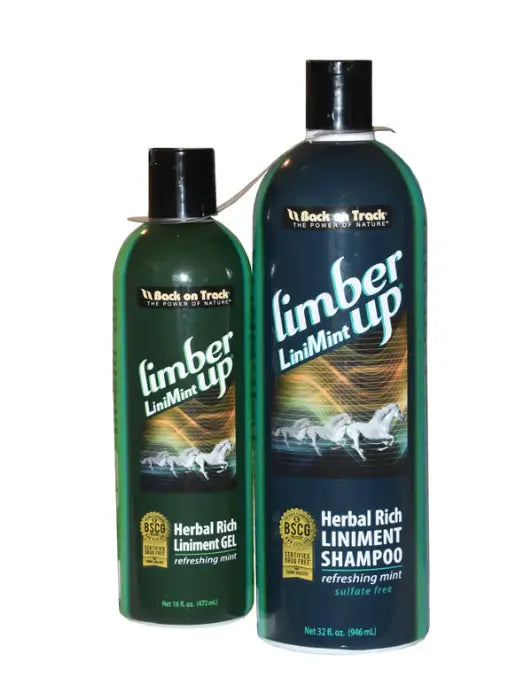 Limber Up Liniment Shampoo 32 oz with Free 16 oz. Limber Up Gel RIDE OR DIE EQUESTRIAN SHOP