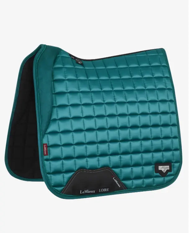 Loire Memory Foam Dressage Pad - Peacock Blue LeMieux