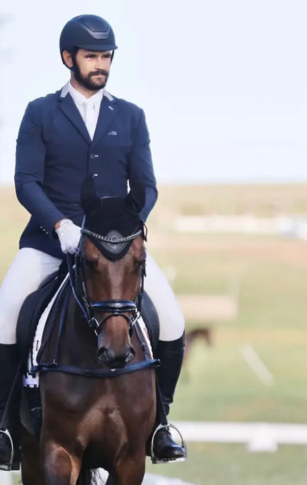 Lumiere Alicia Leather Dressage Breastplate Lumiere