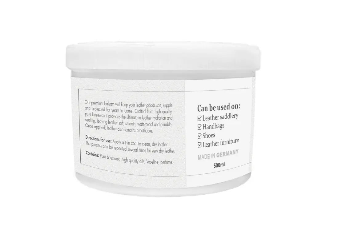 Lumiere Beeswax Leather Balsam Conditioner. 250ml Lumiere