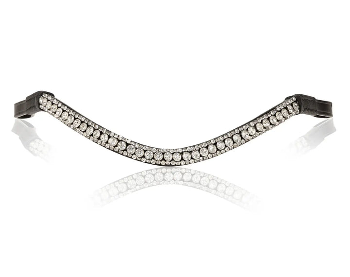 Lumiere Clear Solitaire Crystal  Snap Browband Lumiere