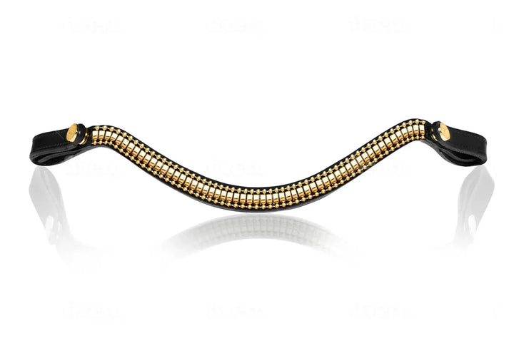 Lumiere Delta Gold Clincher Style Snap Browband Lumiere