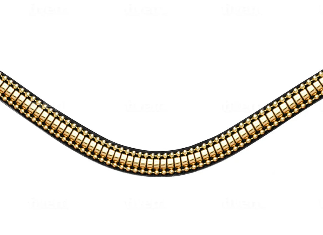Lumiere Delta Gold Clincher Style Snap Browband Lumiere