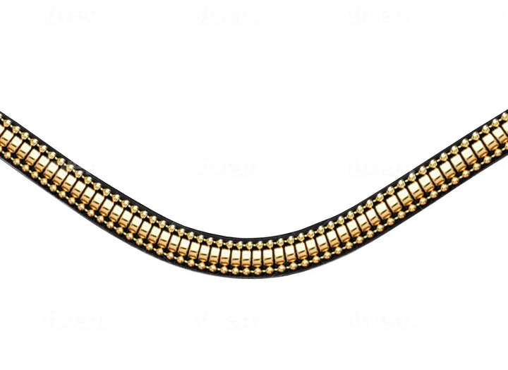 Lumiere Delta Gold Clincher Style Snap Browband Lumiere