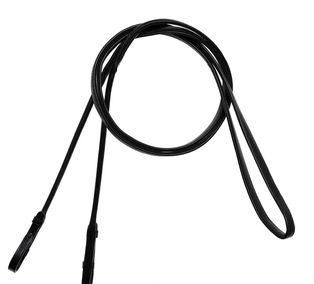 Lumiere Padded Nappa Leather Curb Rein (Rolled)
