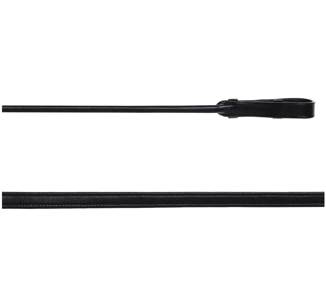Lumiere Padded Nappa Leather Curb Rein (Rolled)