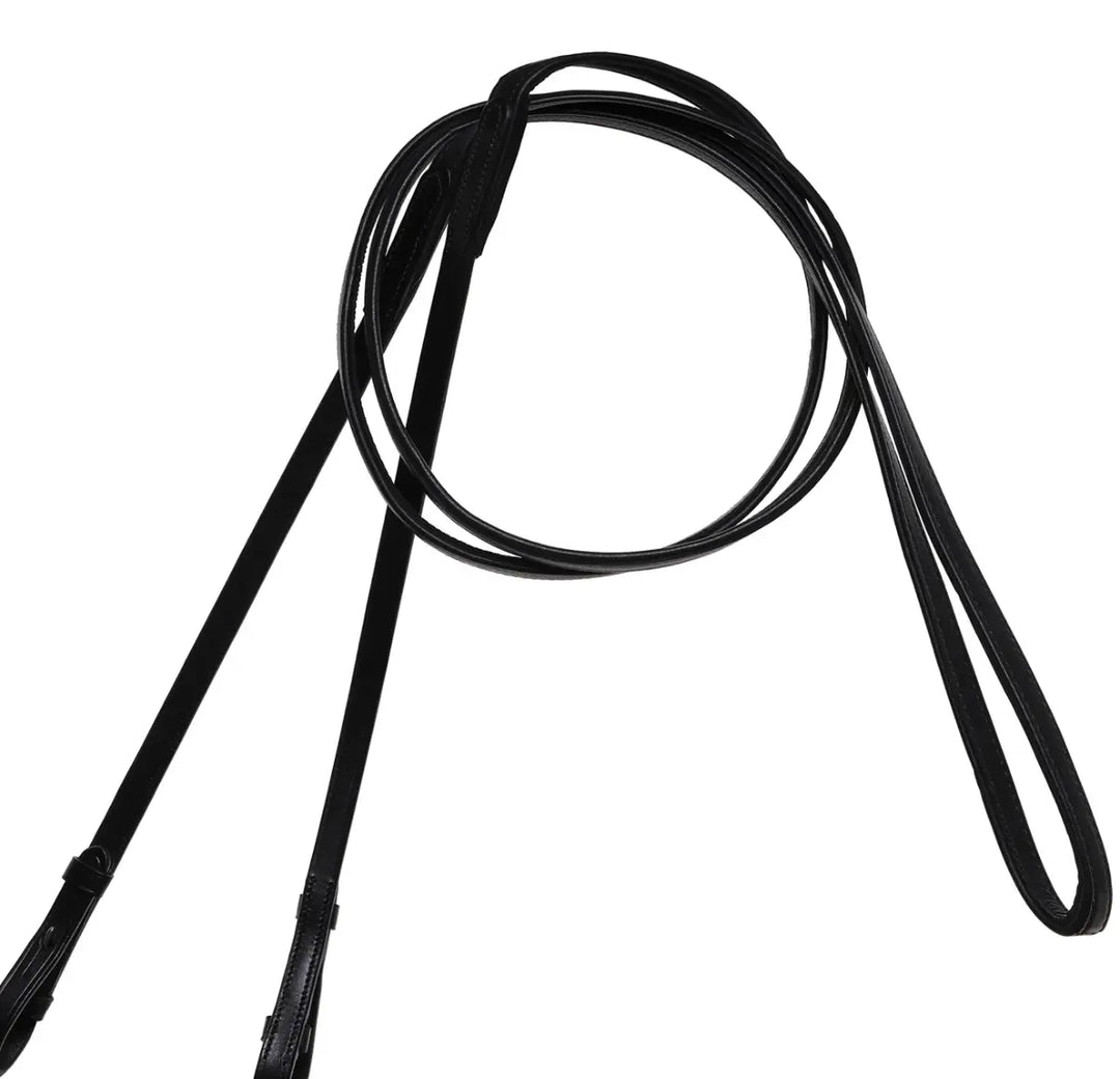 Lumiere Padded Nappa Leather Curb Reins (Flat)
