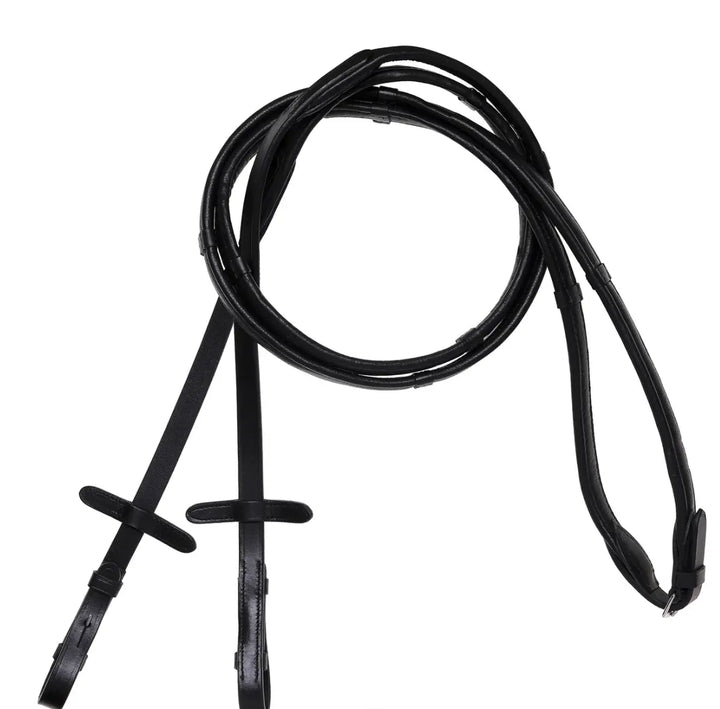 Lumiere Padded Nappa Leather Reins (Flat) – Silver Fittings