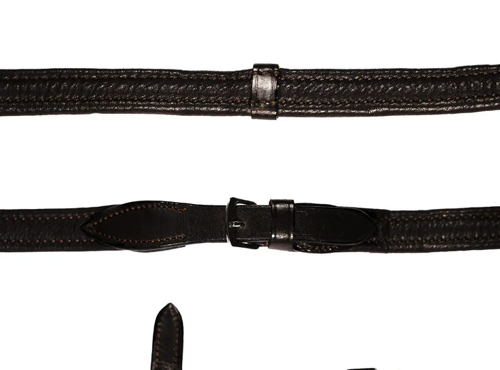Lumiere Padded Nappa Leather Reins (Flat) – Silver Fittings