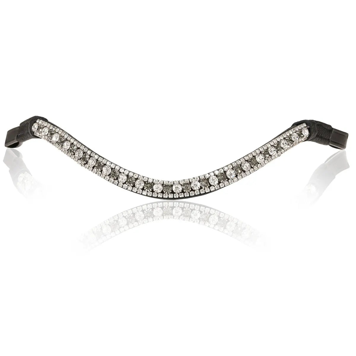 Lumiere Silver Crystal Browband - detail