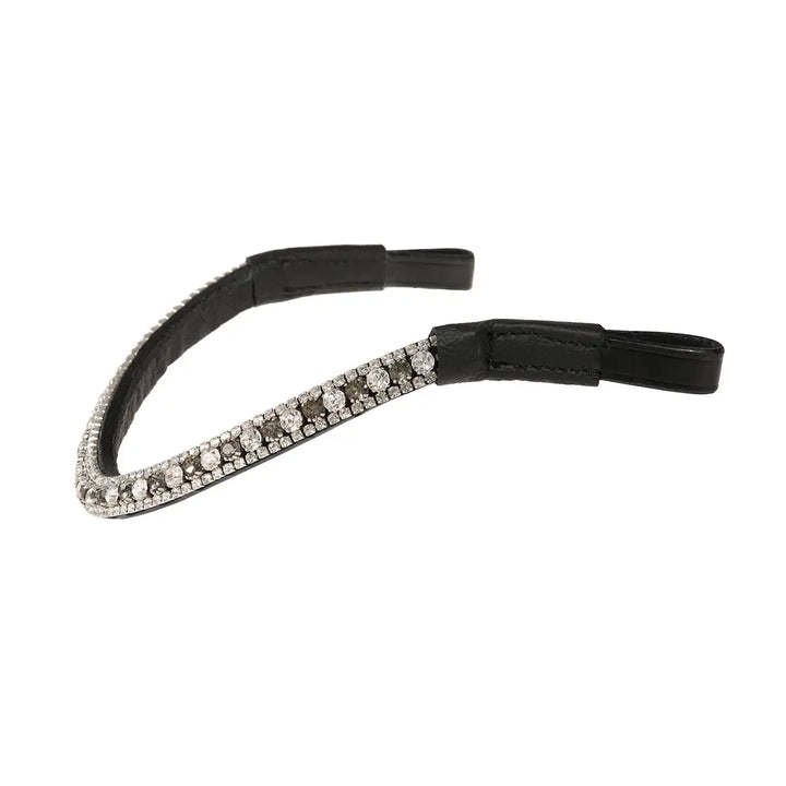 Lumiere Silver Crystal Browband - on bridle