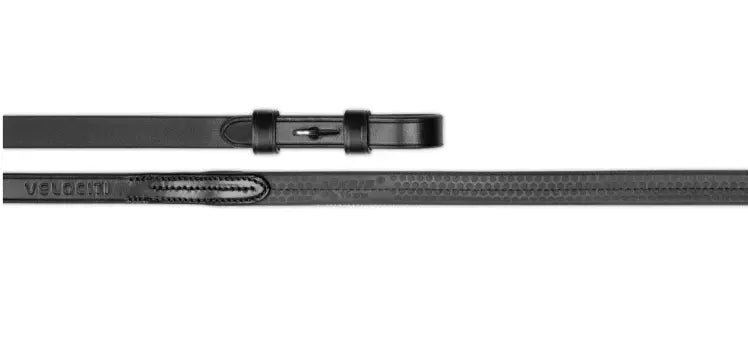 Lusso Velociti Pro Series Luxe Nylon Insert Rubber Grip Reins Shires Equestrian