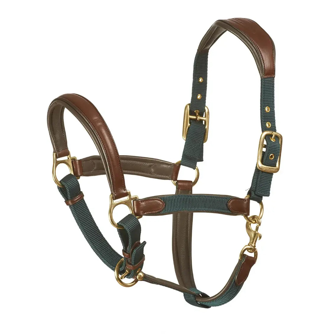 Luxor Cushion Flex Leather + Nylon Halter Ovation