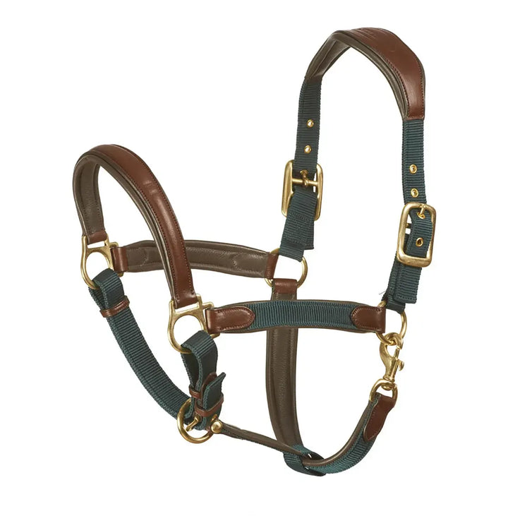 Luxor Cushion Flex Leather + Nylon Halter Ovation
