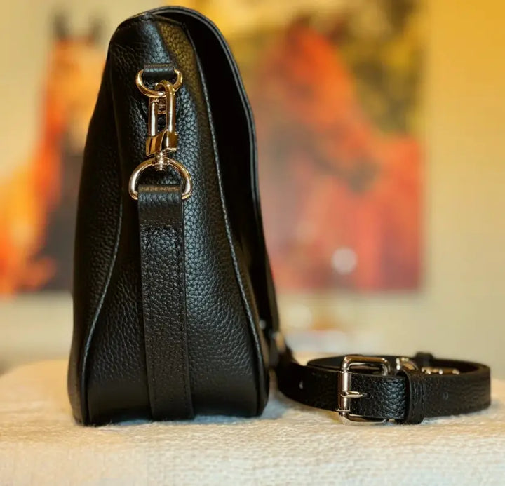 Madelyn Cross Body Multibag with Gold Tucker Tweed