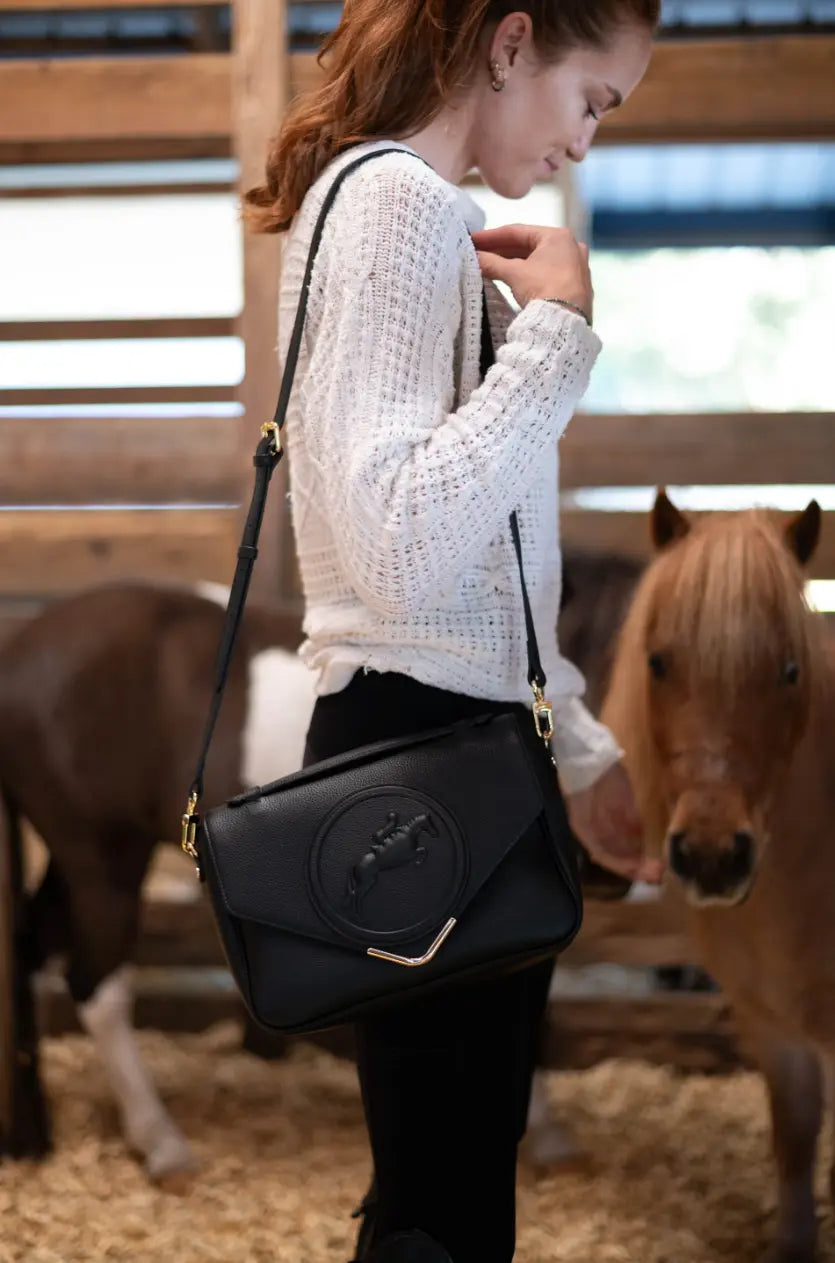 Madelyn Cross Body Multibag with Gold Tucker Tweed