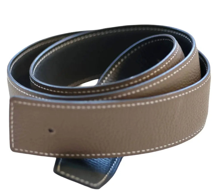 Mane Jane Reversible Belt #color _Navy | Taupe