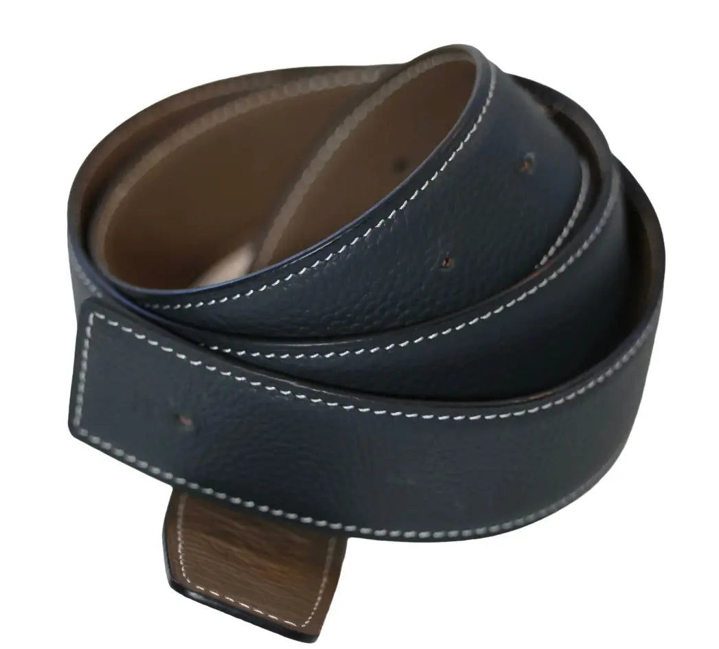 Mane Jane Reversible Belt #color _Navy | Taupe
