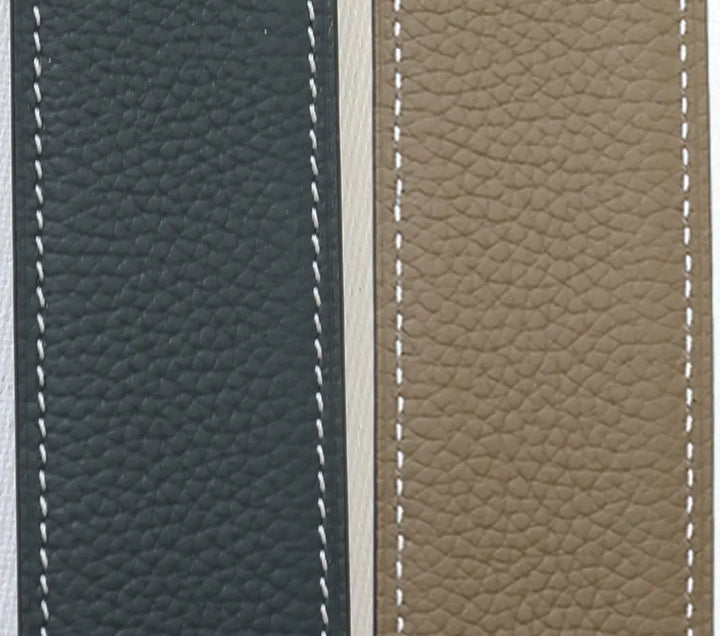 Mane Jane Reversible Belt #color _Navy | Taupe