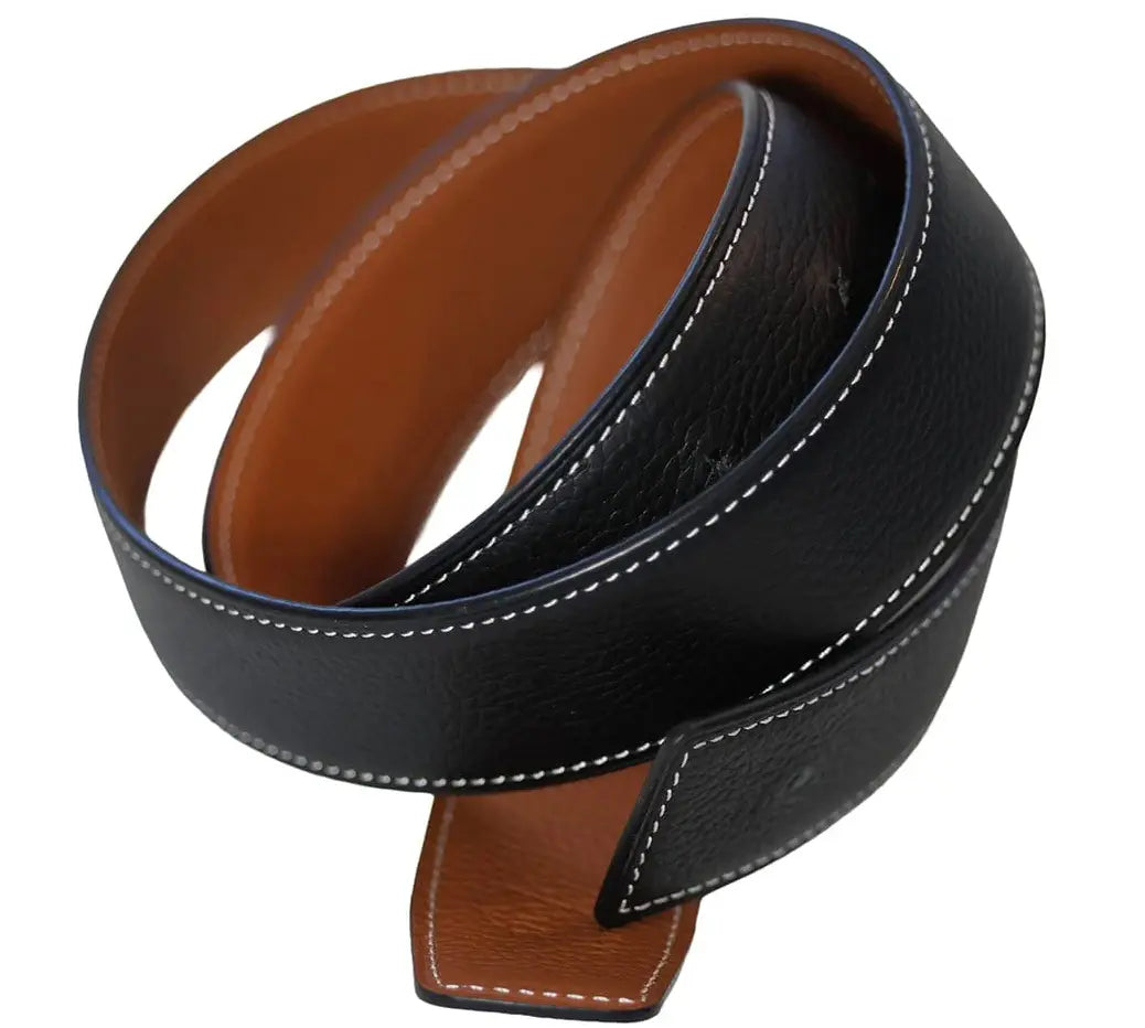 Mane Jane Reversible Belt #color _Black | Chestnut