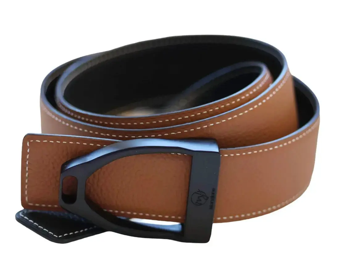 Mane Jane Reversible Belt #color _black-chestnut