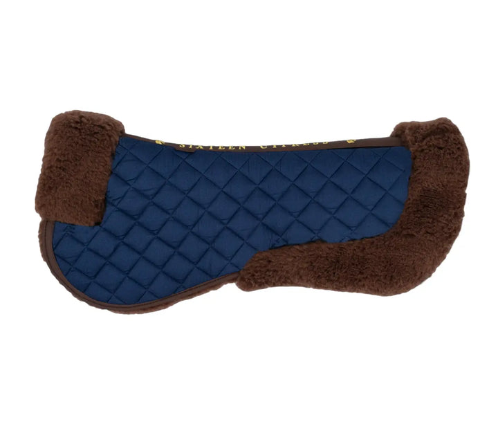 Merino Wool Fleece Half Pads -White, Black, Navy 16 Cypress