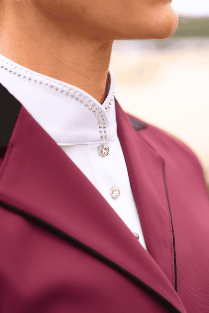 Equestrian Stockholm Classic Show Coat - Merlot