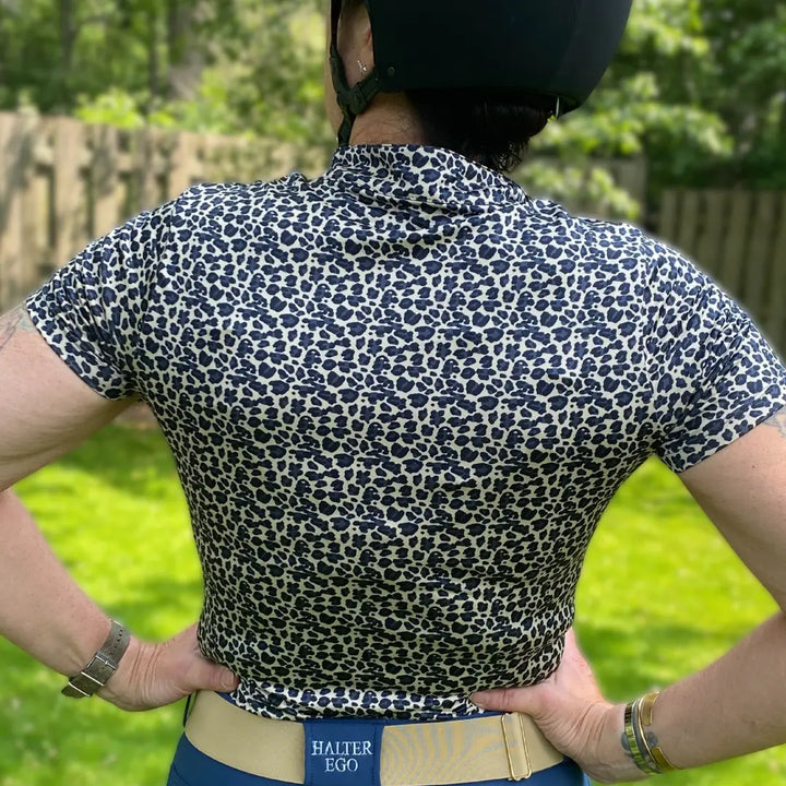 MoLeonora Leo Print Training Top Montar