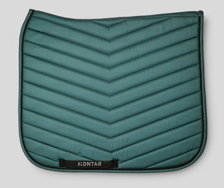 Montar Fair Dressage Saddle Pad with Gunmetal Crystals Montar