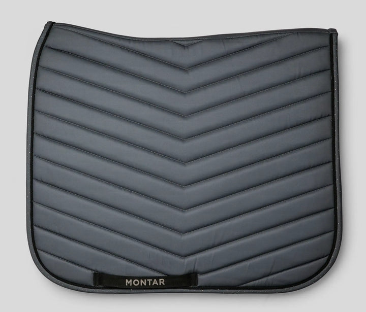 Montar Fair Dressage Saddle Pad with Gunmetal Crystals Montar