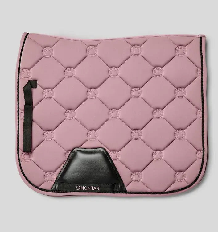 Montar Flow Quilted Softshell Dressage Pad - Dusty Rose Montar