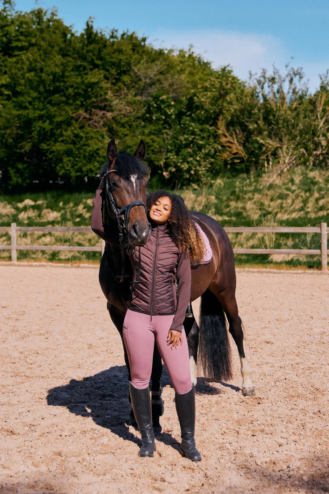 Montar Megan Full Grip with Phone Pockets - Dusty Rose Montar