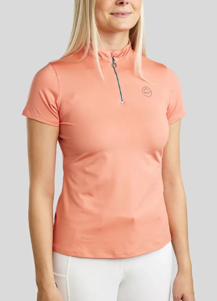 Montar MoBlair Short Sleeve with Gun Metal Crystals - RIDE OR DIE EQUESTRIAN SHOP